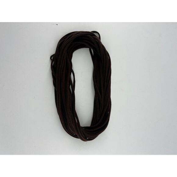 Recycled T Shirt Infinity Scarf Brown Tied Upcycled Sustainable Dressy Unique Wo - Picture 4 of 4